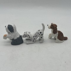 Vtg 90s MEG Puppy in My Pocket PVC Dog Figure Lot Of 3
