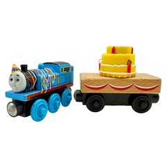 Thomas & Friends Wooden Railway Birthday Thomas with Musical Cake Cargo Y4501