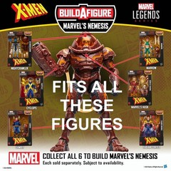 (1) Custom Box Protector for Marvel Legends X-Men BAF NEMESIS 6″ Action Figures