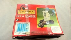 Vintage Robin Hood Bola Bomber with Box Lot Figures 1991 Kenner Nottingham