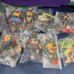 Vtg Teenage Mutant Ninja Turtles Figures TMNT Lot X8 80s 90s Almost Complete