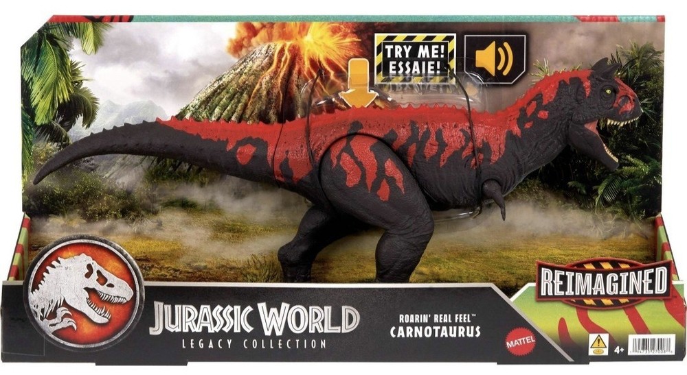 New!Jurassic World Legacy Collection Roarin’ Real Feel Carnotaurus Action Figure