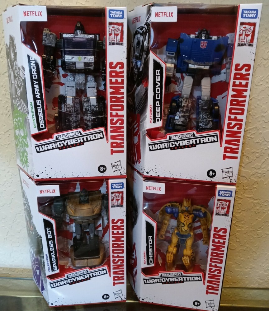 Transformers War For Cybertron Cheetor – Sparkless Bot – Deep Cover – Deseeus