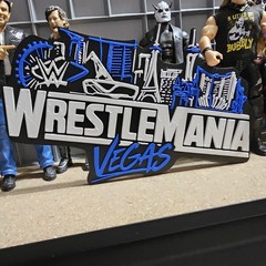 WWE Mattel WrestleMania 42 Vegas Large Logo Accessory V2
