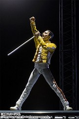 Freddie Mercury, approximately 140mm tall, TAMASHII NATIONS S.H.Figuarts