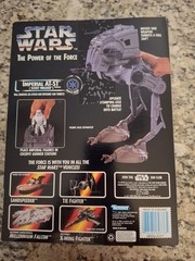 Star Wars Power Of The Force Imperial AT-ST Scout Walker Vehicle New