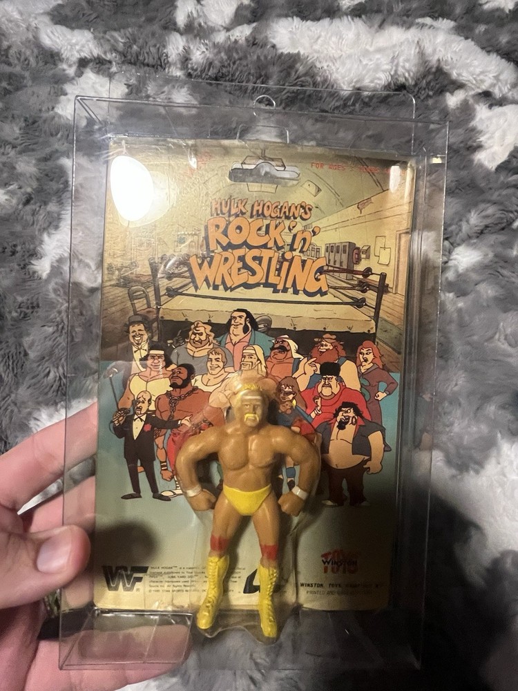 Hulk Hogan’s Rock’n’ Wrestling Collectable Eraser 1985 WWF With Custom Case!