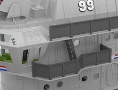 GI Joe USS FLAGG Aircraft Carrier – 3D Printed for ARAH 12 FEET LONG