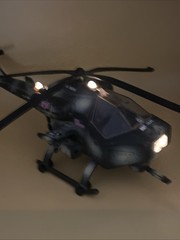 GI Joe 2001 Funrise Hasbro Power U.S. Army Helicopter 2HQ-12 Works Lights Sounds