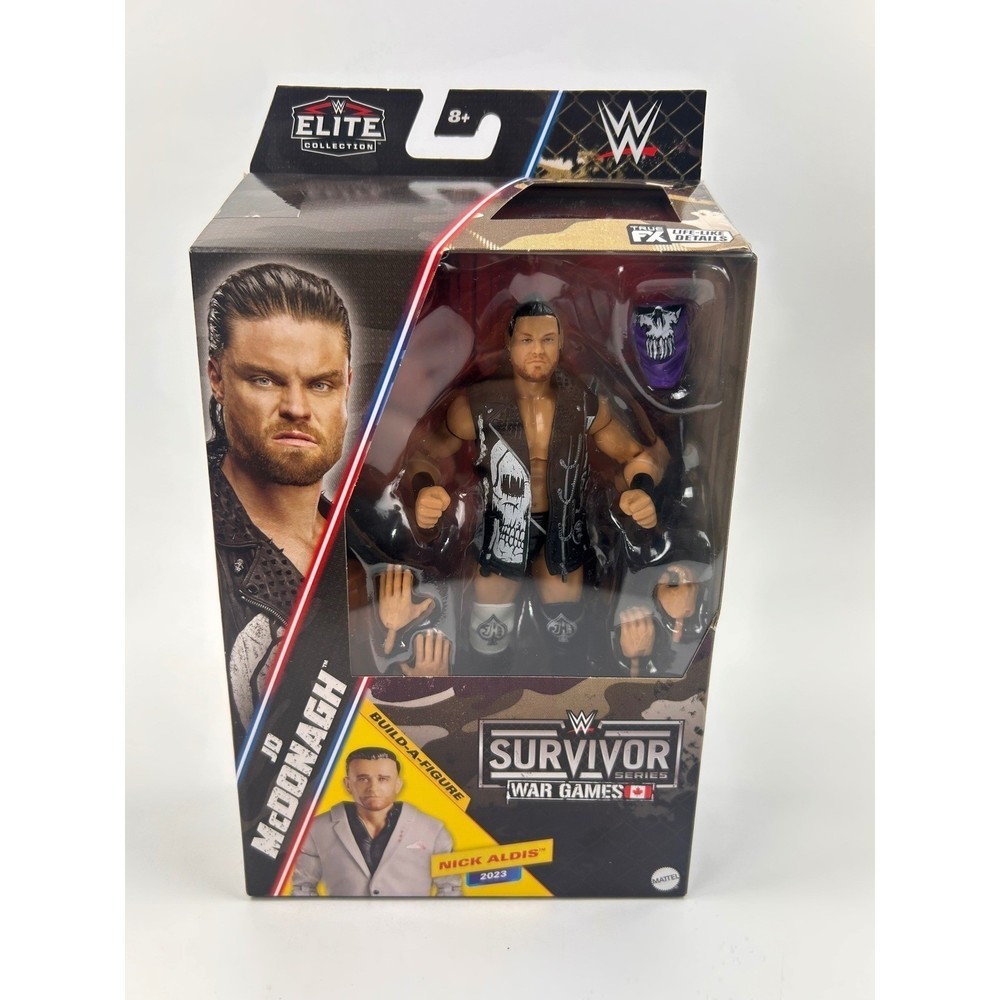 WWE Elite JD McDonagh Survivor Series War Games Figure BAF Nick Aldis New