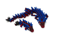 3D Printed Articulating Spider Dragon