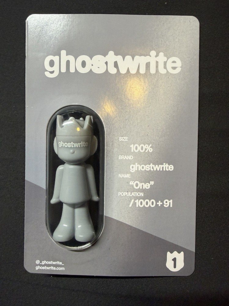 Ghostwrite “One” 100% /1000 Limited Edition