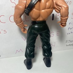 Vintage KO Bootleg John Rambo Action Figure With Belt Collectible E6 052G
