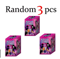 6PCS/1BOX Anime Kpop Devil Hunter Blind Box Disassembly Fun Blind Bag Small
