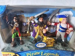 Vintage Pirate Legends Blackbeard’s Adventure #3003 Play Set Odyssey Toys SEALED