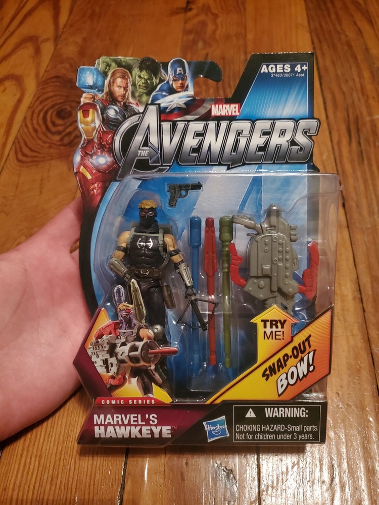 Marvel Avengers Movie Series 3.75″ HAWKEYE Action Figure #05 Hasbro 2011