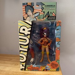 Toynami Futurama Clobberella Leela Figure With Robot Santa Build-a-Bot Parts
