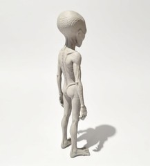 In Vivo 17 Inspired Alien Figurine 18cm Hand Painted Disclosure Day Collectible