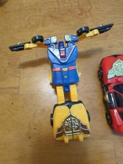 3 Vintage Takara Brave Police Transformer Corvette BP-110 J Decker DX Cop Cars