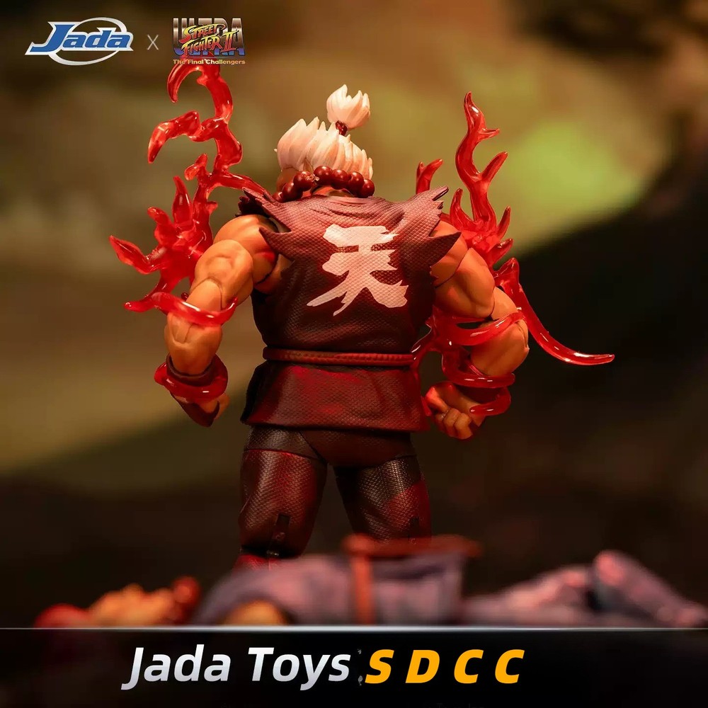 2026 SDCC JADA TOYS EXCLUSIVE Ultra Street Fighter II Akuma Deluxe 1:12