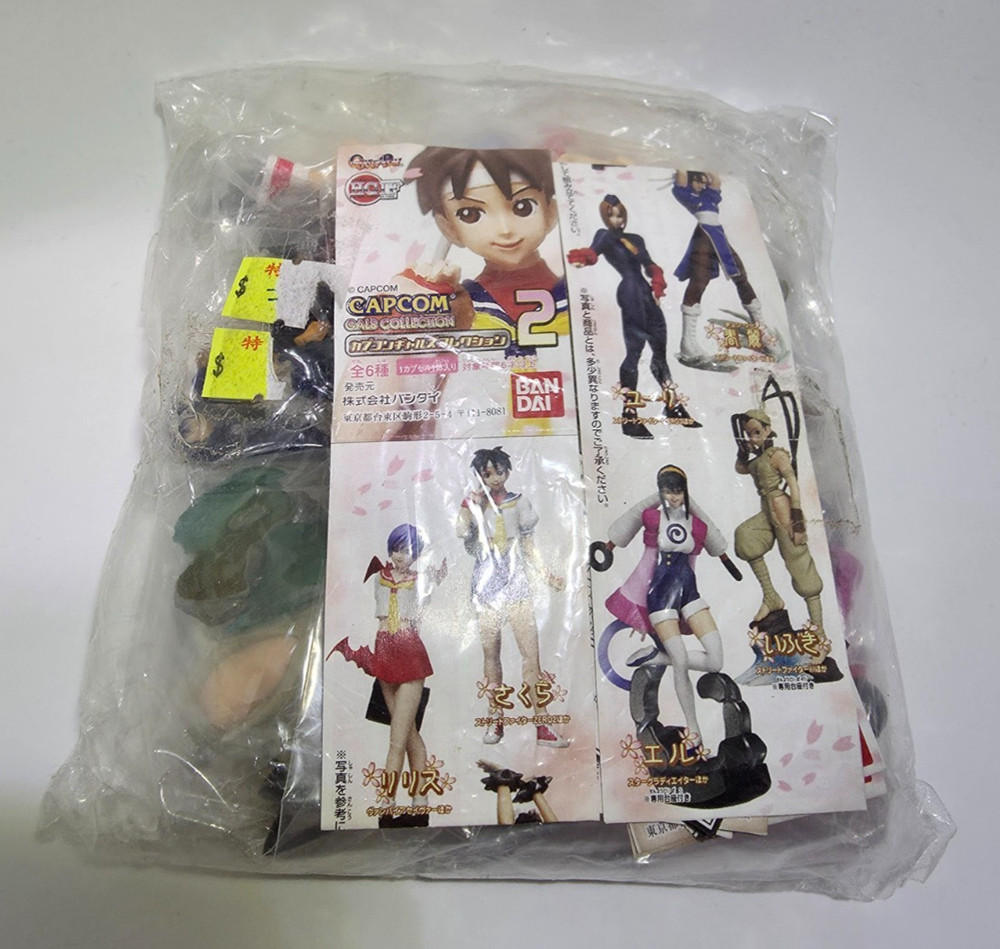 Capcom Gals Collection 2 Figure BANDAI GASHAPON Capsule set of 6