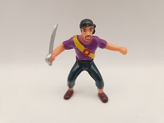 Purple pirate crew mate scary villain toy figure