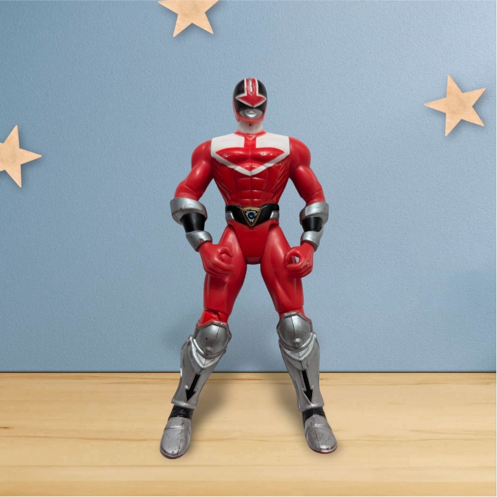 Red Power Ranger Time Force 2000 Action Figure Hasbro poseable replacement
