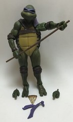 NECA TMNT Movie Raph Mikey Leo Donnie Lot Of 4 Figures, 7” Inch Tall