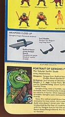 Teenage Mutant NInja Turtles TMNT GENGHIS FROG 1988 Playmates MOC SEE DESCRIPT.