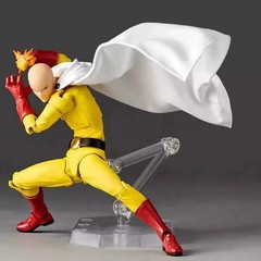 Revoltech Kaiyodo One Punch Man Saitam NR099 Deluxe Version Anime Action Figure