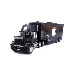 2 PACK Disney Pixar CarBlack Apple Mack Hauler Truck+NO.84 Car Diecast Xmas Toys