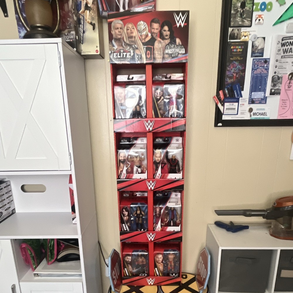 WWE Elite Collection Action Figure WrestleMania Box Multicolor Packaged
