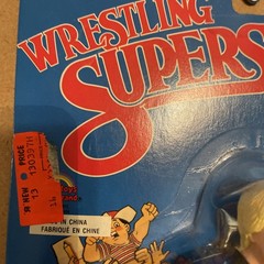WWF LJN wrestling superstars Bobby “the brain” Heenan wrestling figure W/Poster