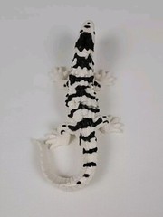 Chap Mei Black & White Crocodile, Alligator Gator Animal Figure 6.5” Long Figure