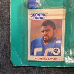 1988 & 1989 Kenner SLU Starting Lineup Lawrence Taylor New York Giants lot 2 New