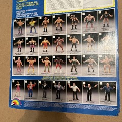 WWF LJN wrestling superstars Bobby “the brain” Heenan wrestling figure W/Poster