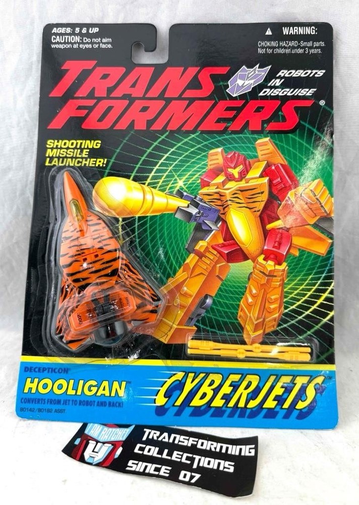 Transformers Original 1993 G2 Cyberjets Hooligan MOSC
