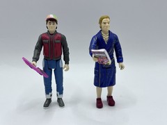 Super7 Back To The Future 2 Marty McFly Doc Biff Reaction Figures Lot Of 4