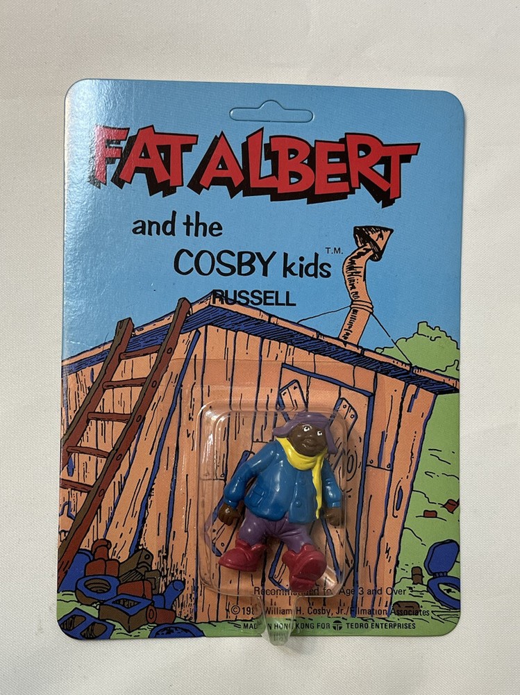 Vintage Fat Albert Cosby Kid Russell PVC Figure MOC Tedro 1982 Unopened