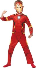 Rubie’s Official Marvel Avengers IRON MAN Childs Costume Size 5 to 6 Years