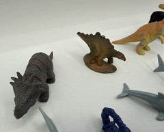 Lot Of Plastic Rubber Metal Dinosaur Shark Figures ANIMALS & OTHER Toys Vintage