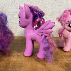 My Little Pony Figure Lot Of 15 Ponies Various Sizes Hasbro