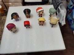 1 LOT OF 8 FUNKO POP MIXED CHARACTERS ORIGINAL ITEM GOOD FOR COLLECTION