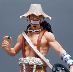 25cm/9.84in Anime One Piece Figure Usopp Action Figure PVC Statue Desktop