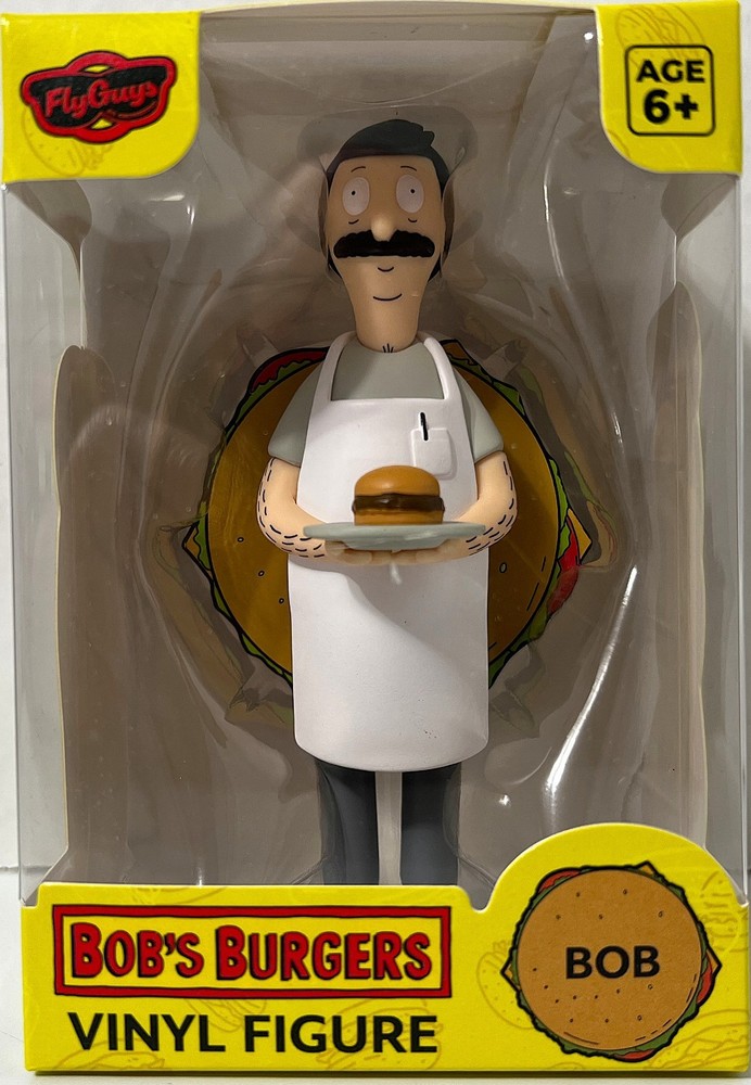 Bob’s Burgers Bob Belcher BOB 4″ Vinyl Figure Built by Culturefly Fly Guys NIB