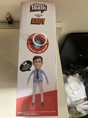 The 40 Year Old Virgin ANDY Shelf Talkers 14 talking Lines Brand New Sealed Box