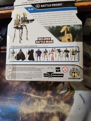 STAR WARS SAGA LEGENDS 20 RED BATTLE DROID GEONOSIS ARENA FIGURE NEW SEALED 2009