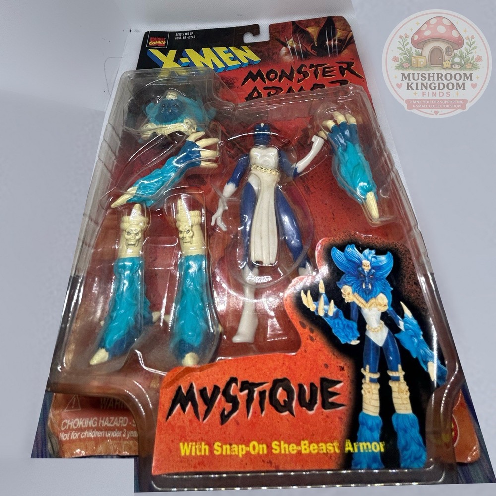 1997 Toy Biz X-Men Monster Armor Mystique Action Figure Marvel Comics MOC
