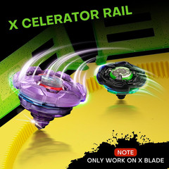 X Stadium Arena Set with 6 Spinning Tops & 2 Launchers, Battle Toy Ages 6+ | X A