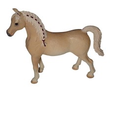 Schleich Kids Horse Toy Figurine Tan Palomino Arabian Mare Braided Mane OS